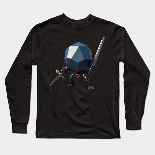 D20 Class - Fighter Long Sleeve T-Shirt by minamopiko